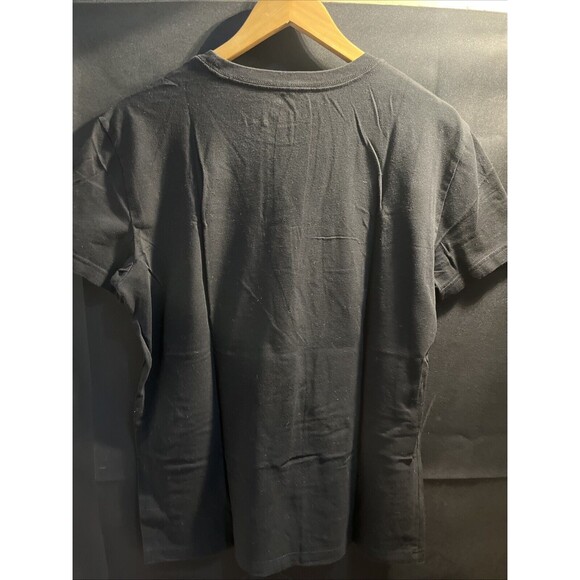 American Eagle Outfitters Flex Men Medium Black Crew Neck Graphic T-shirt - Picture 7 of 11